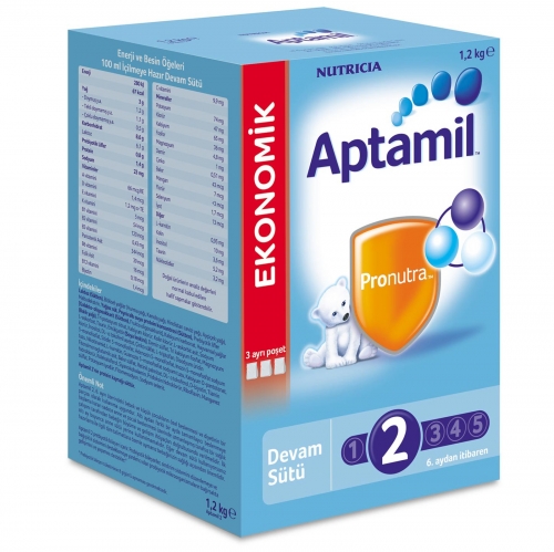  Aptamil 2 - 1200 gr Devam Sütü (SKT'li)