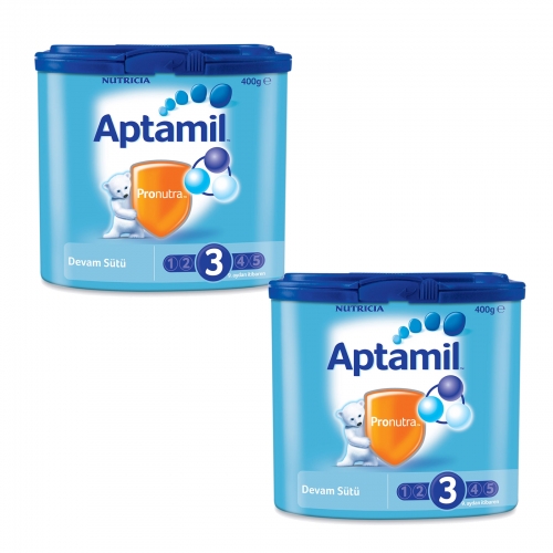  Aptamil 3 - 400 gr Devam Sütü X 2 Adet (SKT'li)