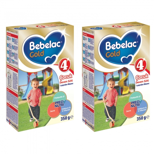  Bebelac Gold 4  - 350 Gr Çocuk Devam Sütü X 2 Adet (SKT'li)