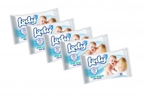 Lody Baby - Bebekler için Islak Mendil - 60 Yaprak (5 Adet)